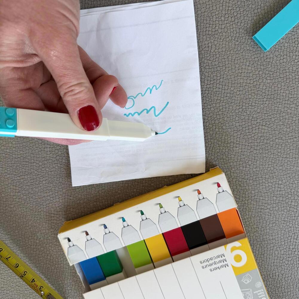 LEGO 9 Color Markers Set for Kids Ages 6+ - Picture 8 of 8